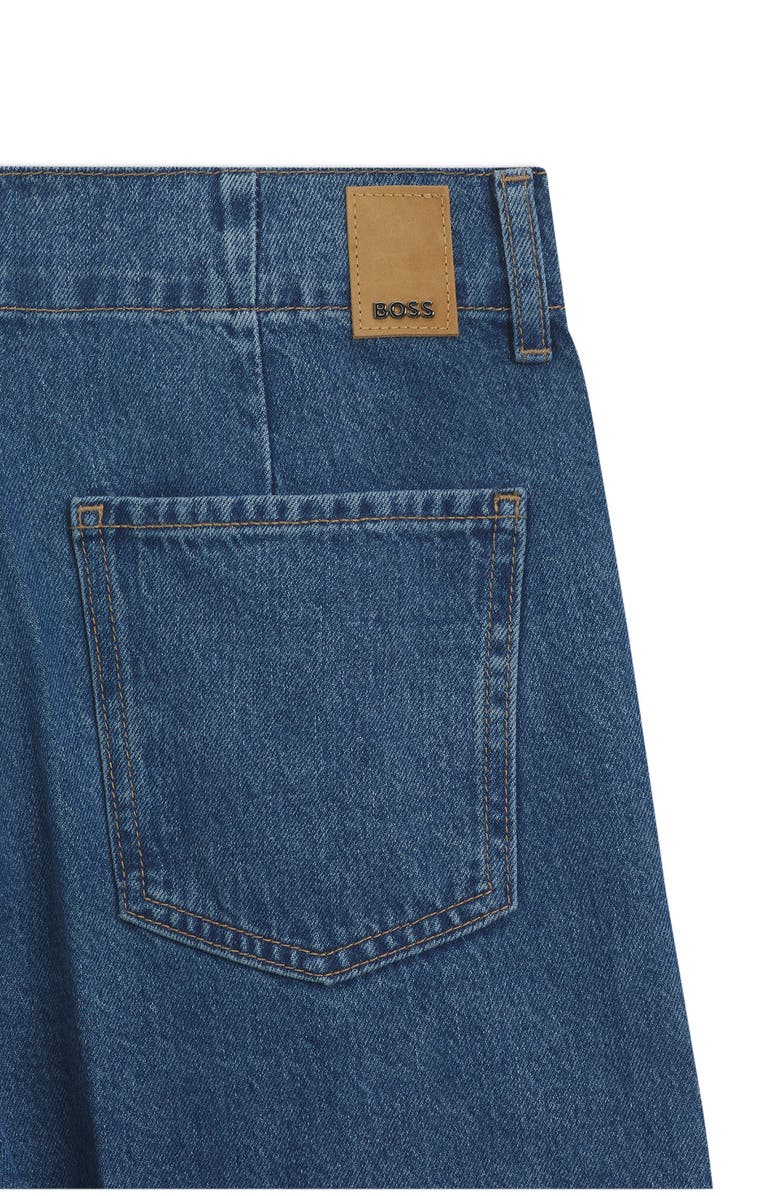 BOSS Ferange Culotte Denim Pants, Alternate, color, Blue