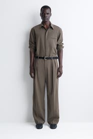 COS Wool-blend Relaxed-fit Wide-leg Pants