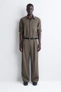 COS Wool-blend Relaxed-fit Wide-leg Pants