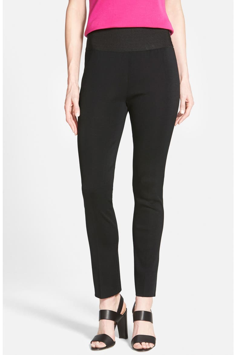 Slim Knit Pants, Main, color, BLACK
