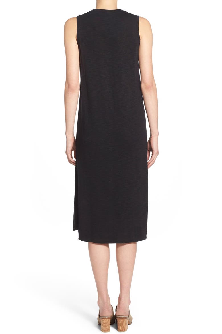 Jersey Tank Dress, Alternate, color, TRUE BLACK