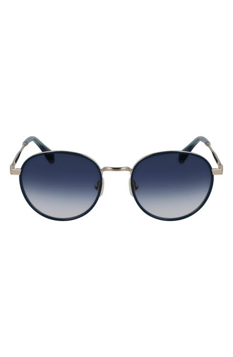 Mabley 53mm Gradient Round Sunglasses