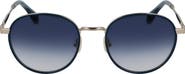 Paul Smith Mabley 53mm Gradient Round Sunglasses