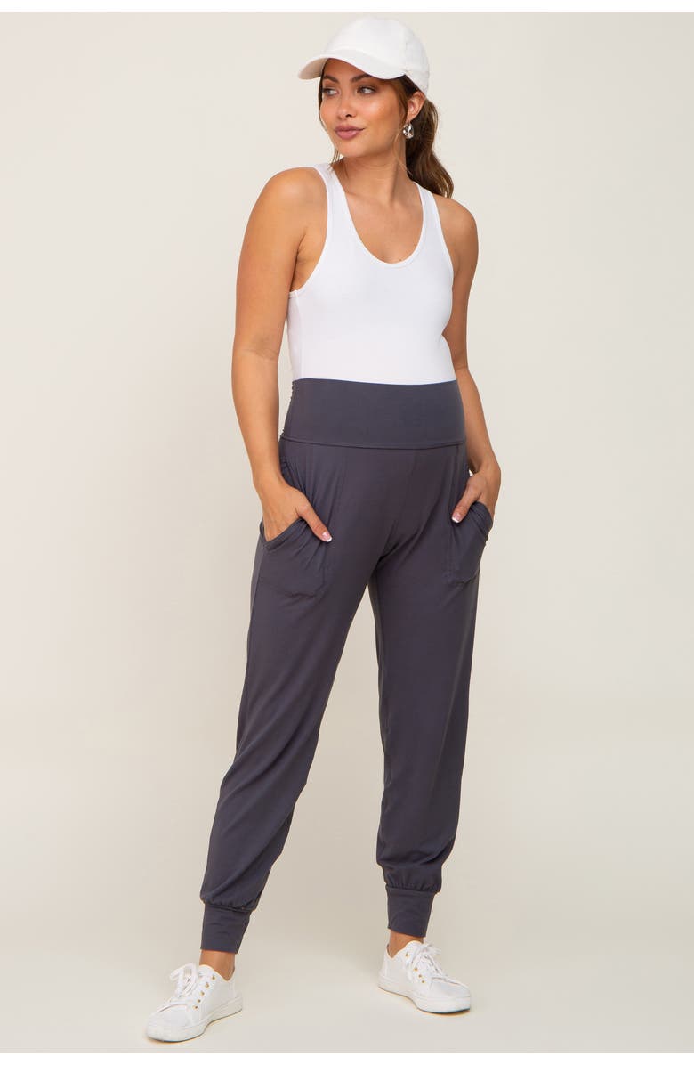 PinkBlush Soft Jogger Pants, Main, color, Charcoal Grey