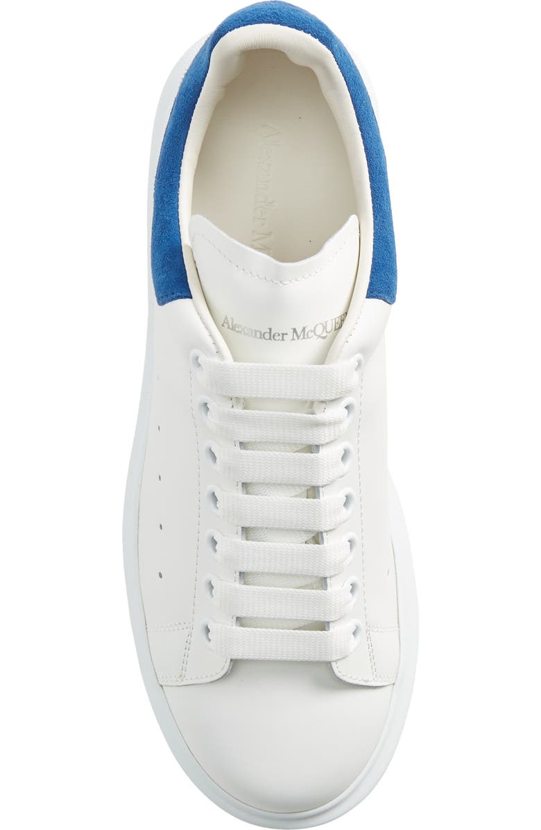 McQueen Oversize Sneaker, Alternate, color, White/ Paris Blue