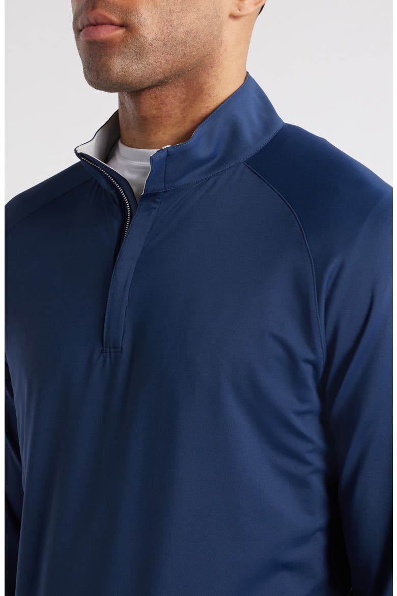 Crown Crafted Stealth Performance Quarter Zip Pullover, Alternate, color, NAVY