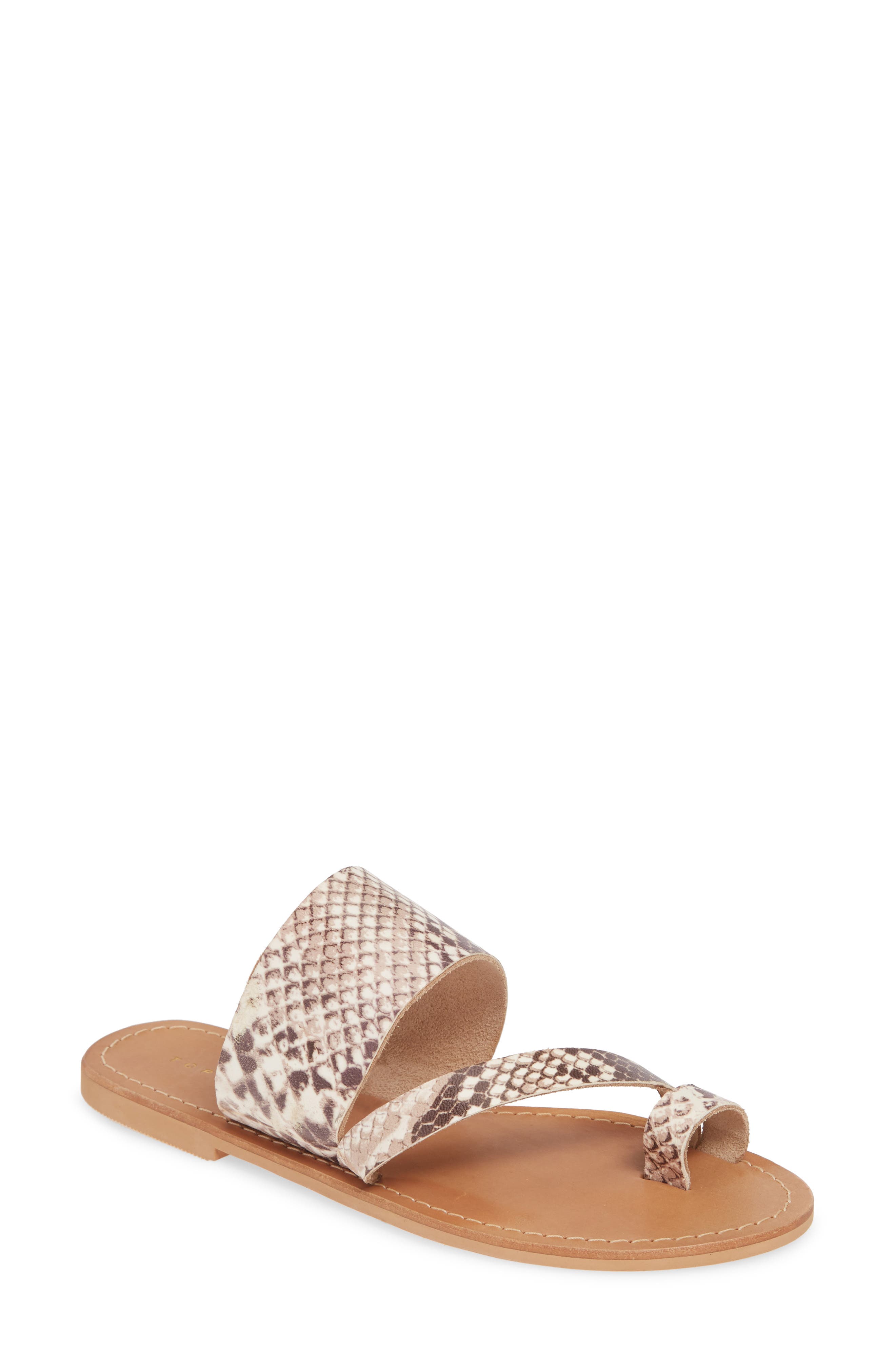 Honey Slide Sandal, Main, color, NUDE MULTI