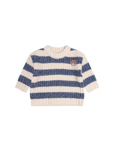 Ink Stripe Hux Emb Sponge Pullover