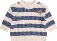 Huxbaby Ink Stripe Hux Emb Sponge Pullover