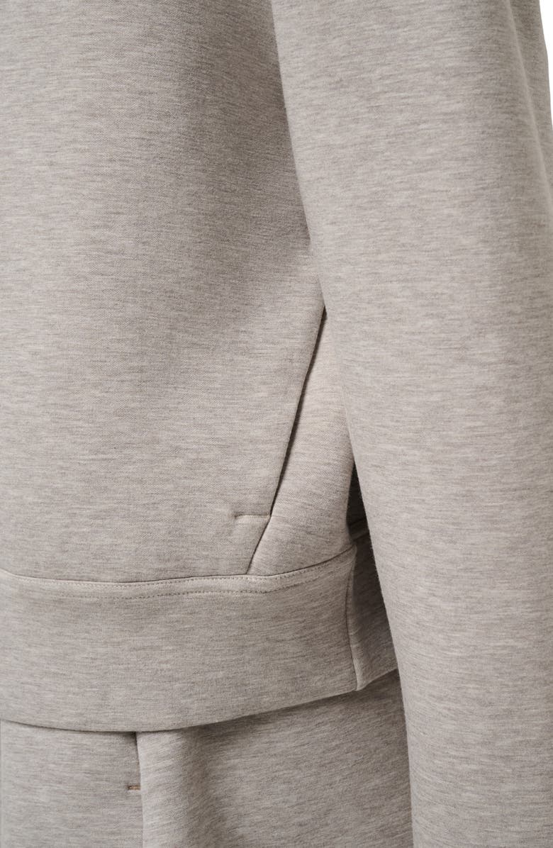 TravisMathew Cloudscape Button-Up Jacket, Alternate, color, Heather Savannah Tan