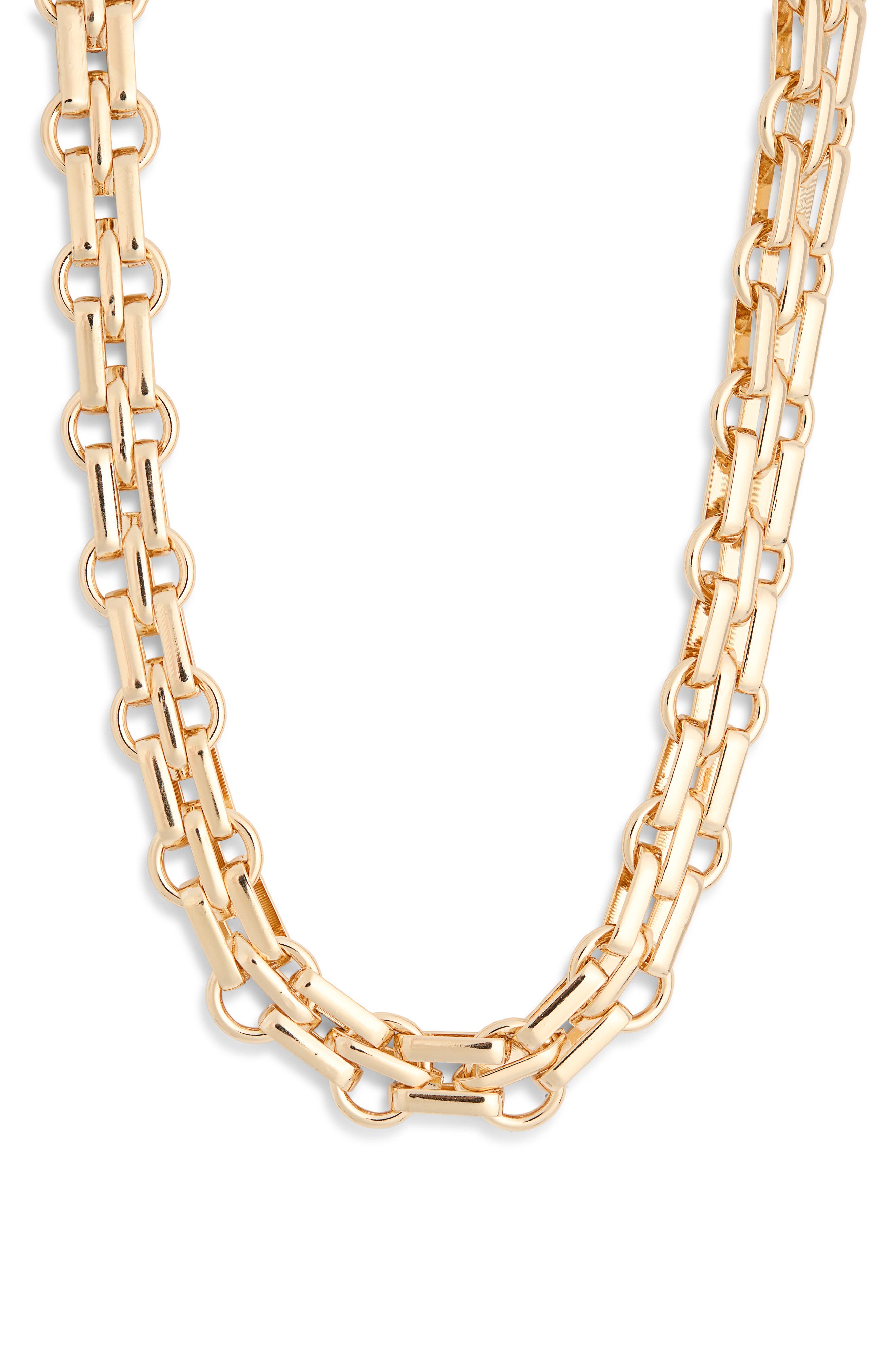 Ettika Interlocking Chain Necklace