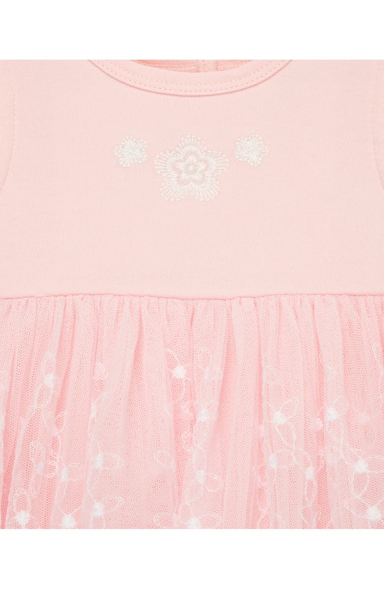 Little Me Floral Border Skirted Bodysuit & Headband Set, Alternate, color, 
