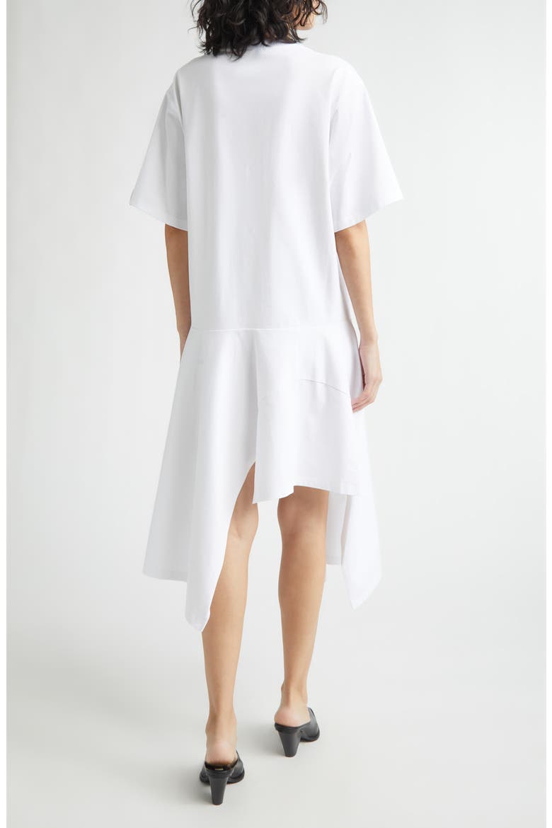 Deconstructed Organic Cotton T-Shirt Dress, Alternate, color, PURE WHITE