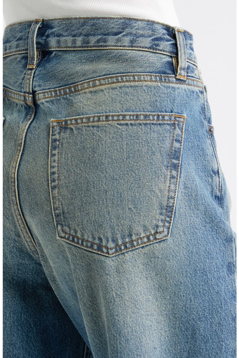 The Loose High Waist Wide Leg Jeans, Alternate, color, ELECTRIC