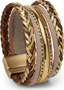 SAACHI Braided Multistrand Bracelet