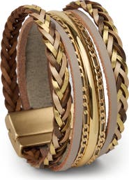 SAACHI Braided Multistrand Bracelet