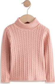 NEXT Kids' Cable Stitch Roll Neck Sweater