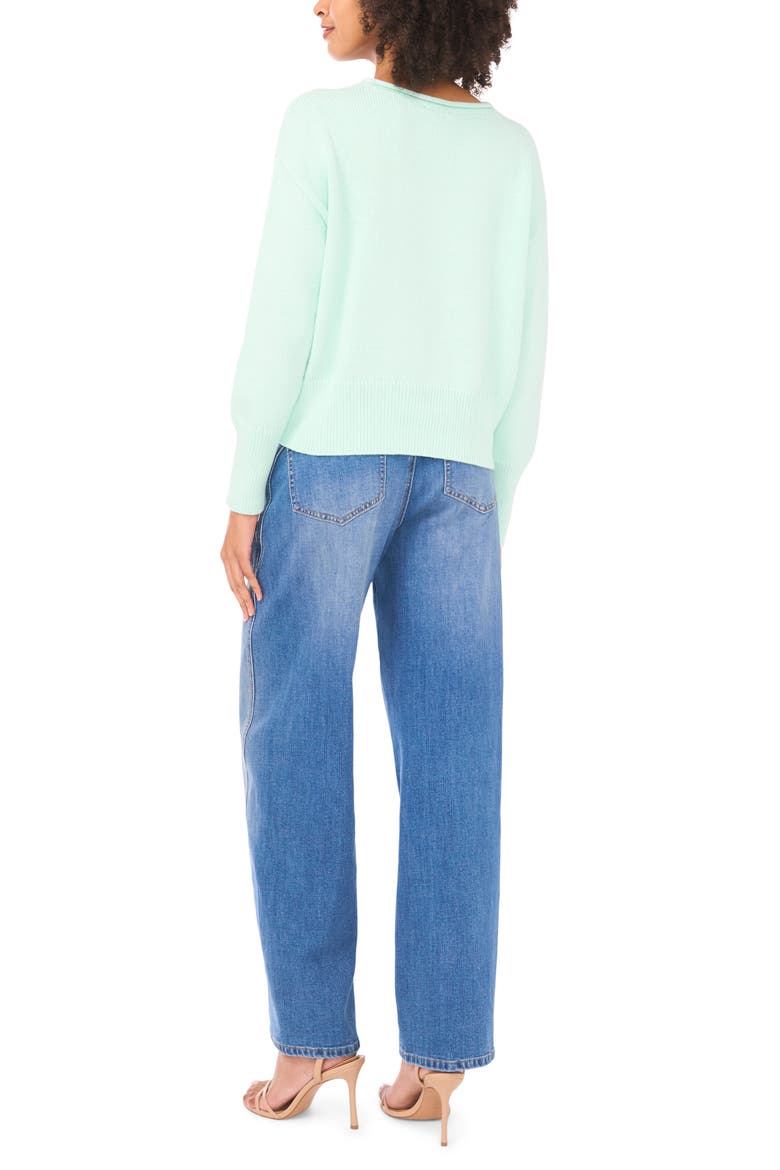 Roll Neck Sweater, Alternate, color, LIGHT MINT