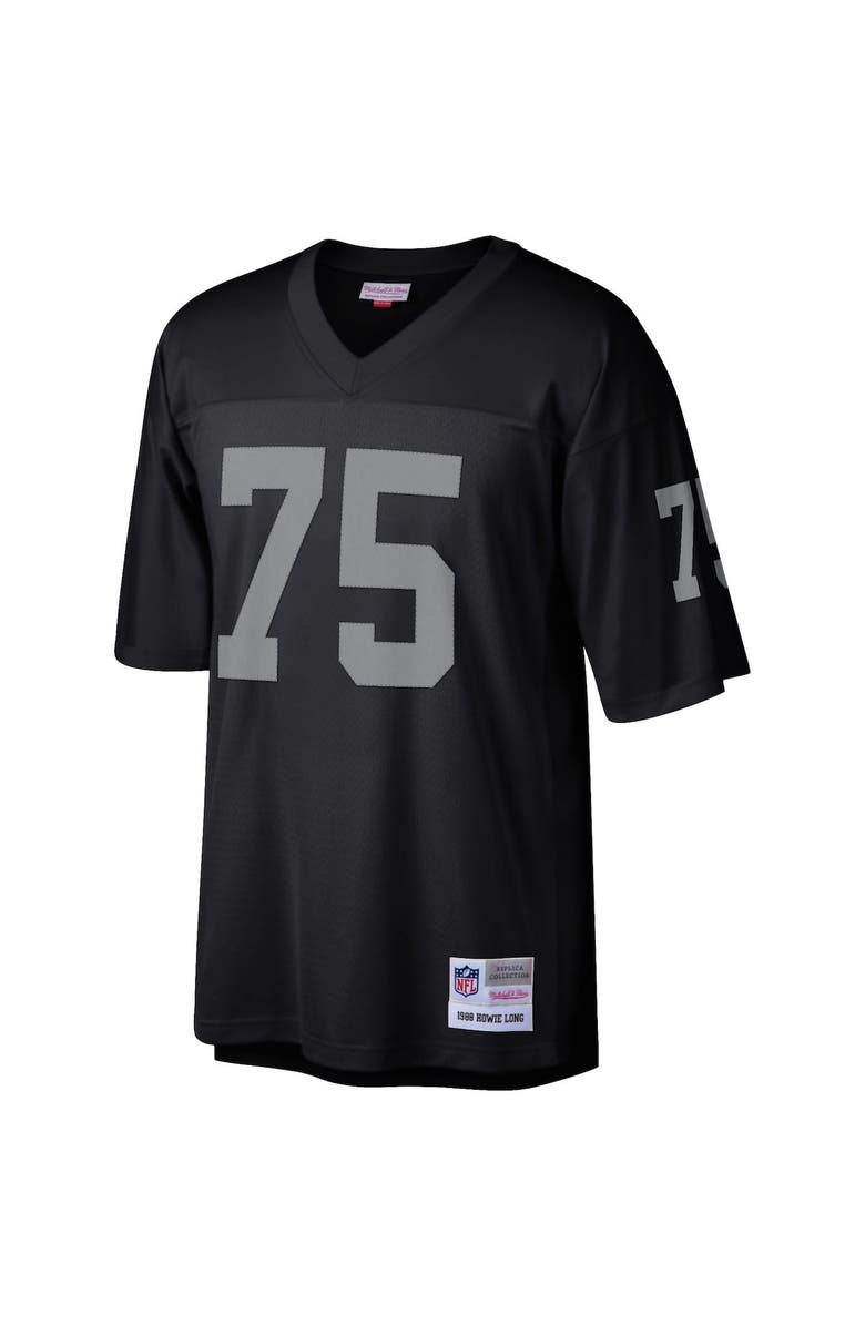 Mitchell & Ness Men's Mitchell & Ness Howie Long Black Las Vegas Raiders Retired Player Legacy Replica Jersey, Alternate, color, Black