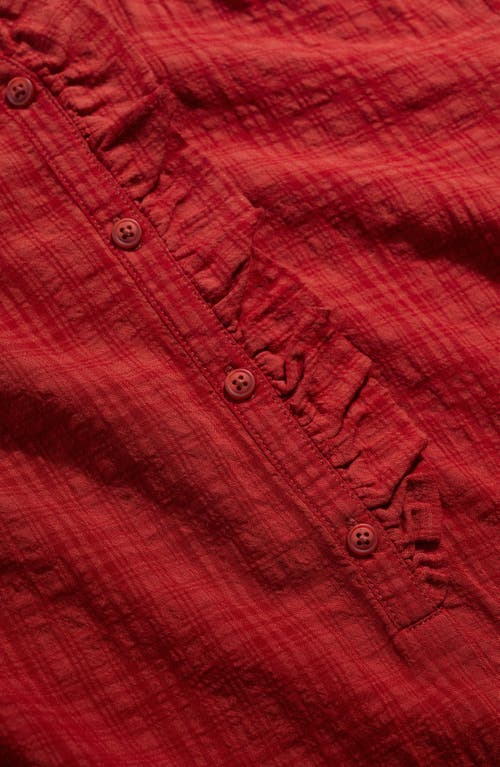 Seasalt Cornwall Feather Star Top In Red