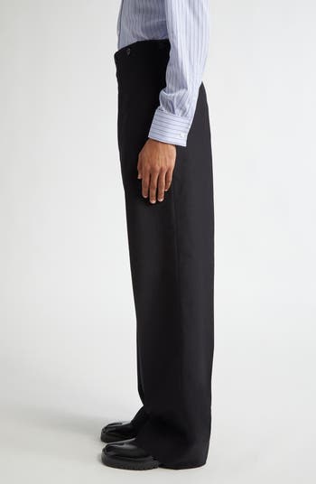 Maison Margiela High Waist Wool Trousers | Nordstrom