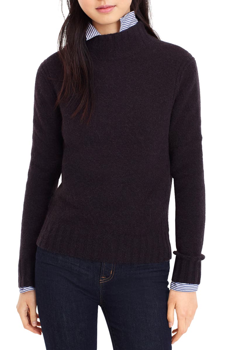 J.Crew Mock Neck Sweater, Main, color, 