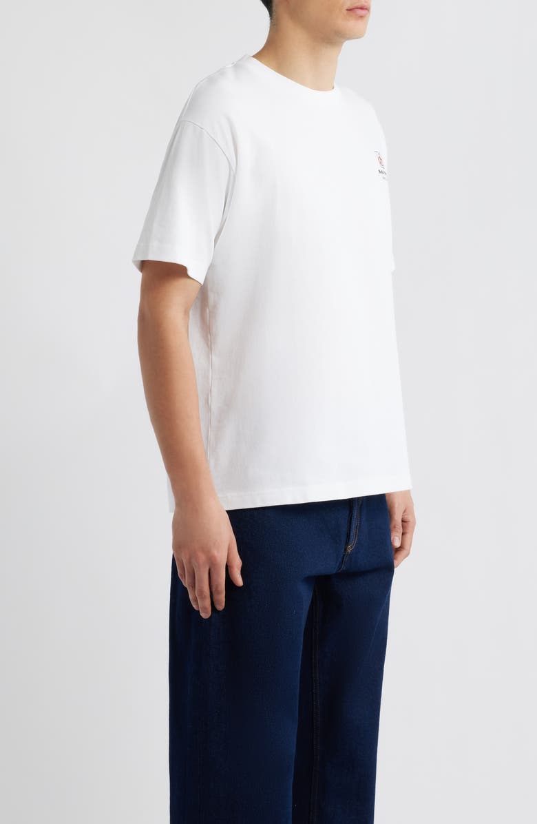 Percival Hotel Bistro Oversize T-Shirt, Alternate, color, White