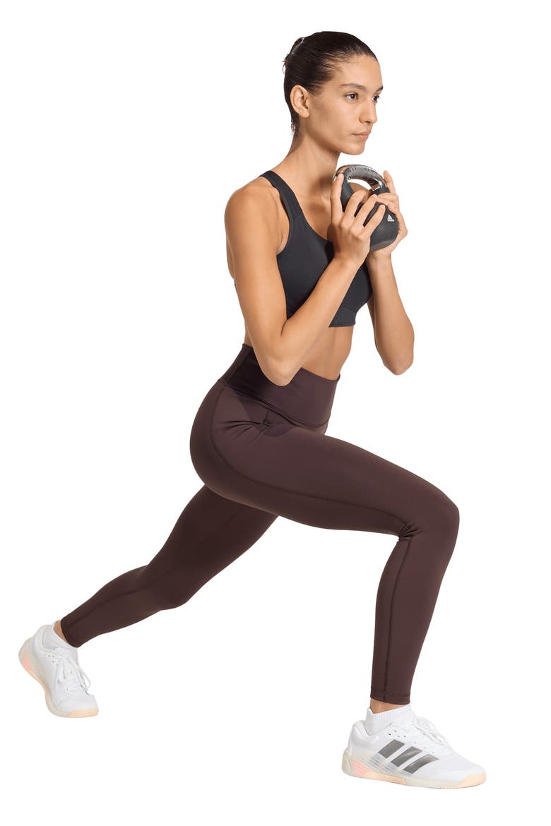 Optime Workout Full Length Leggings, Alternate, color, AURORA COFFEE