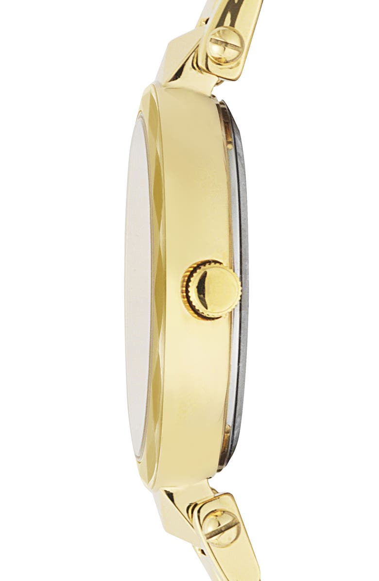 VERSUS Versace Covent Garden St. Valentine Bracelet Watch, 32mm, Alternate, color, Gold/ Red/ Gold