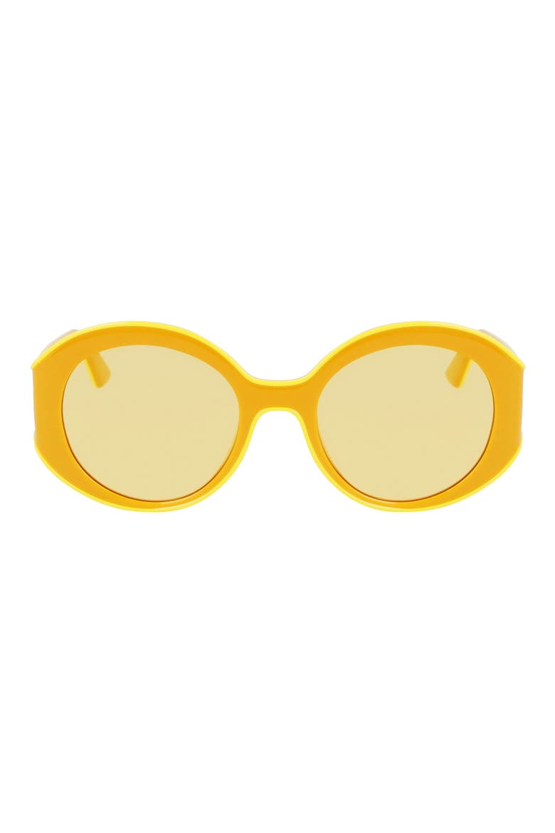 Heritage 53mm Oval Sunglasses, Main, color, HONEY