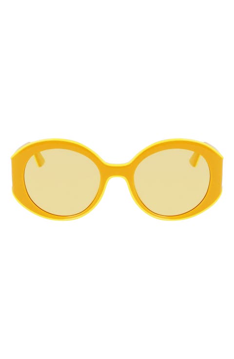 Heritage 53mm Oval Sunglasses