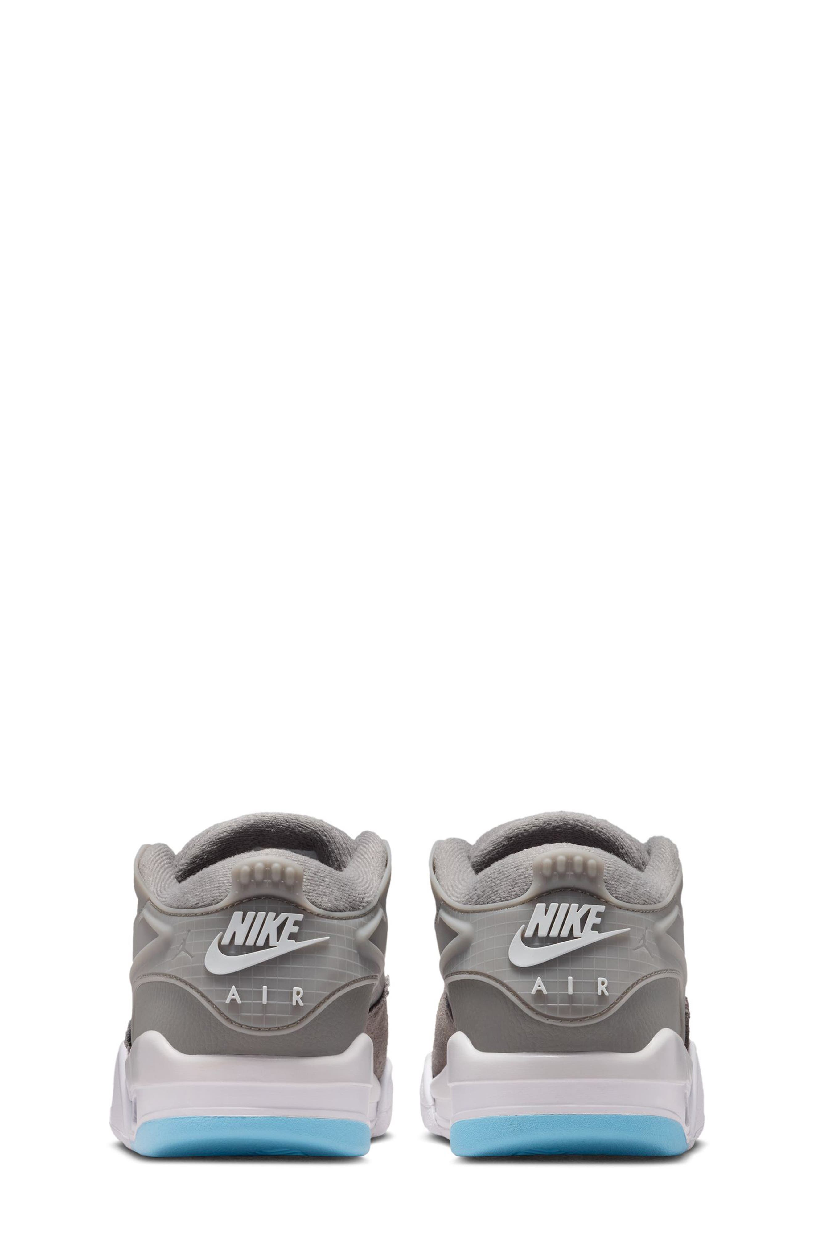 Kids' Air Jordan 4 RM Sneaker, Alternate, color, PEWTER/ BLUE CHILL/ WHITE