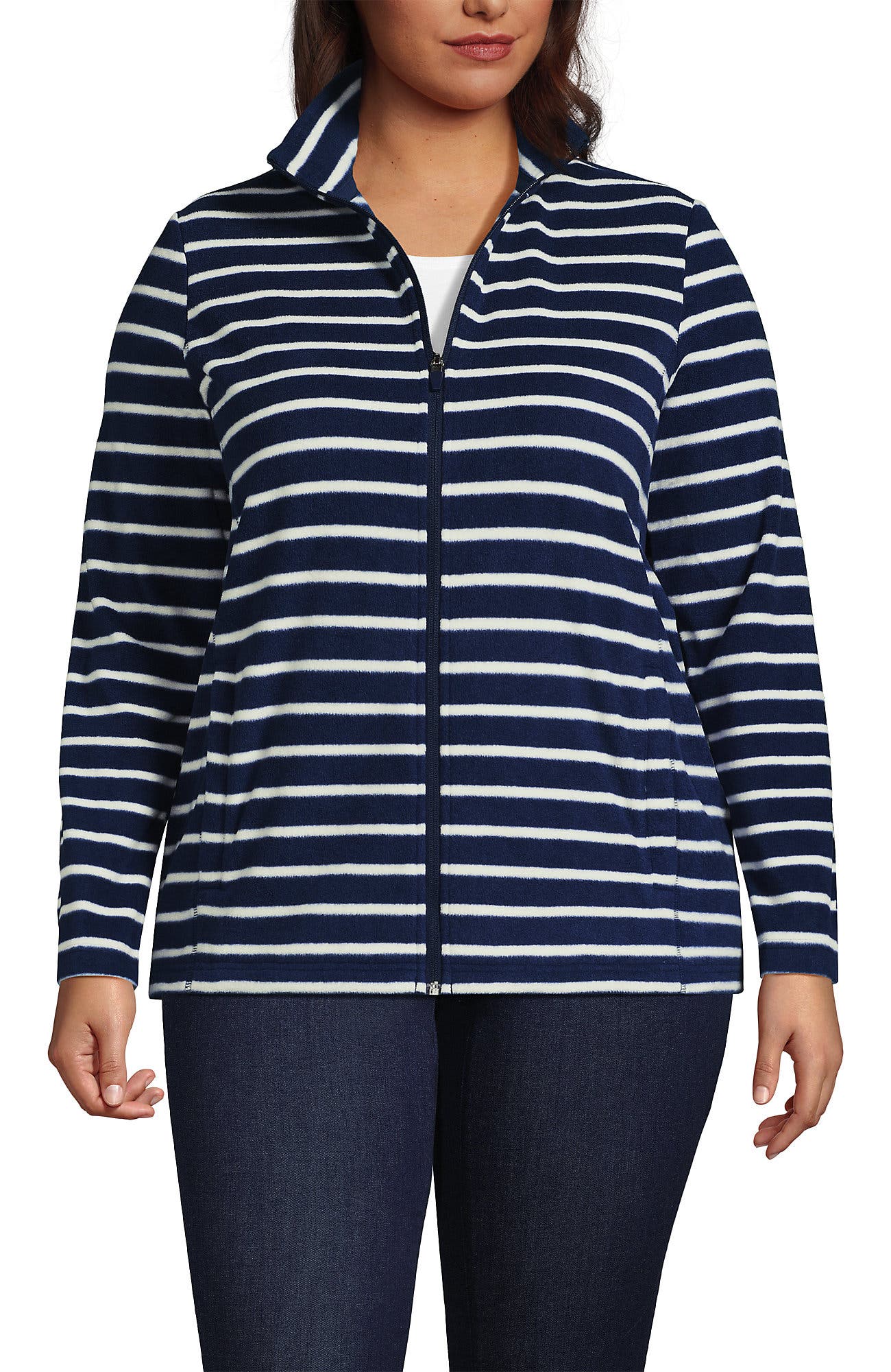 Deep Sea Navy/Ivory Stripe