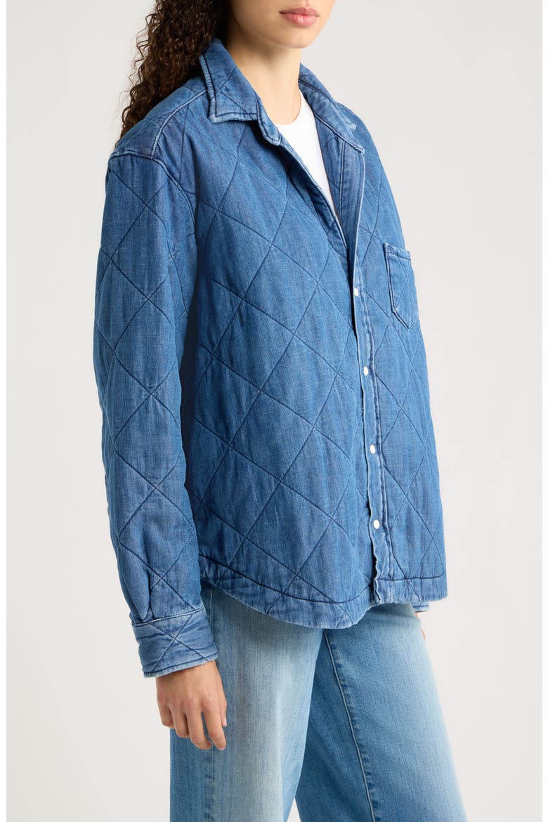 Quilted Denim Jacket, Alternate, color, QUILTED DISTRESSED INDIO