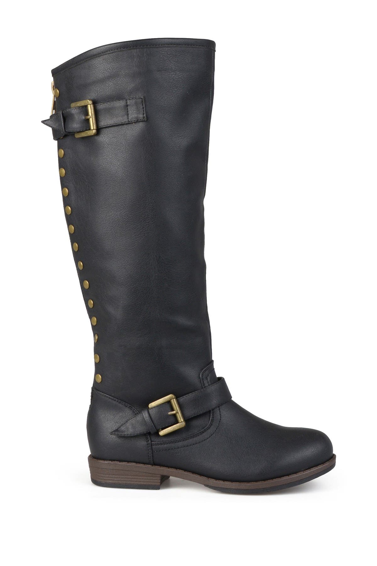 Journee Collection JOURNEE Spokane Riding Boot, Alternate, color, Black