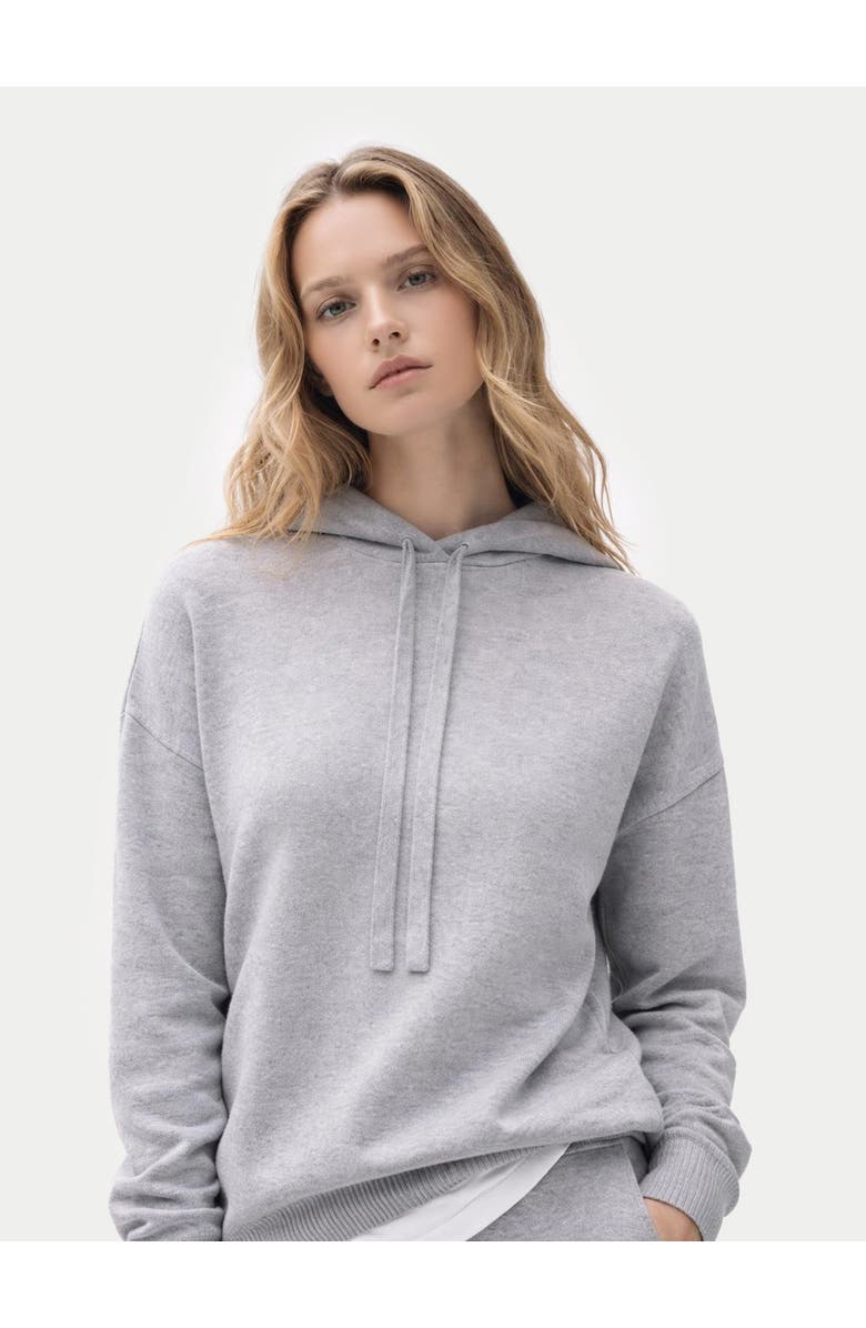 Gobi Cashmere Cashmere Pullover Hoodie, Alternate, color, High Rise