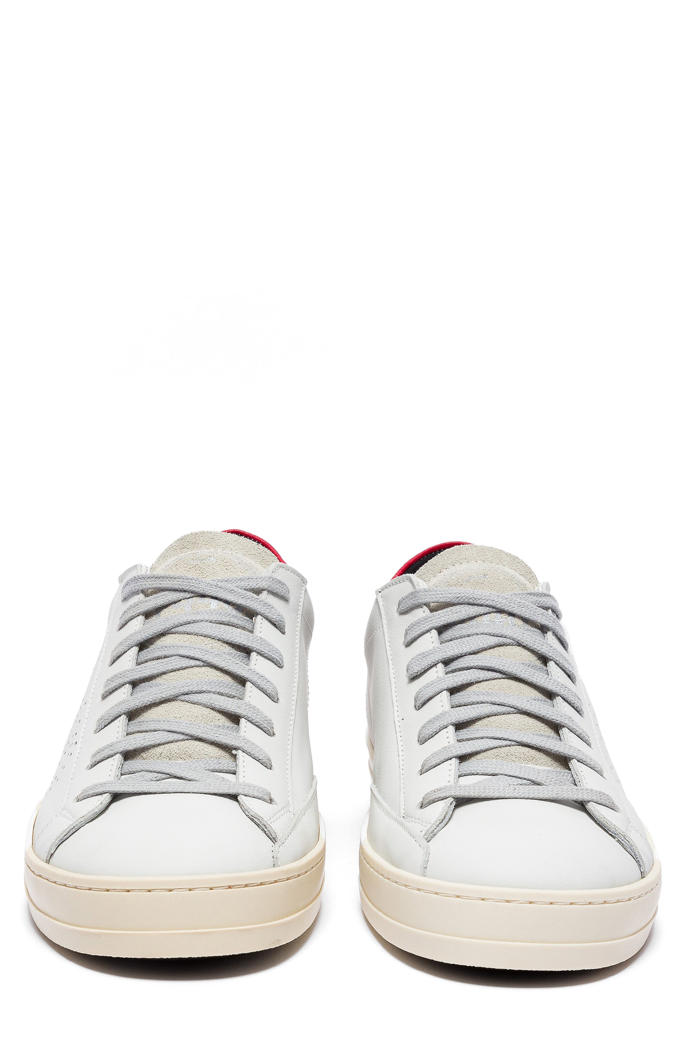 P448 John Sneaker, Alternate, color, White/ Red