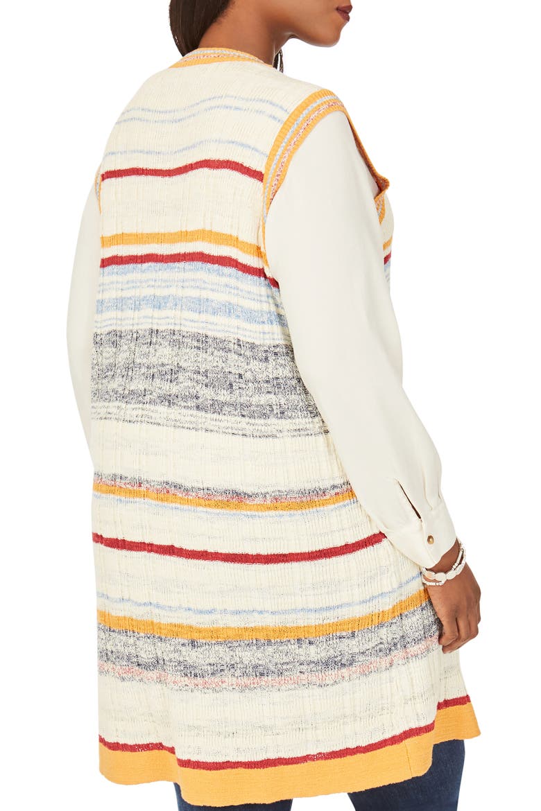 Nico Stripe Sweater Vest, Alternate, color, MULTI