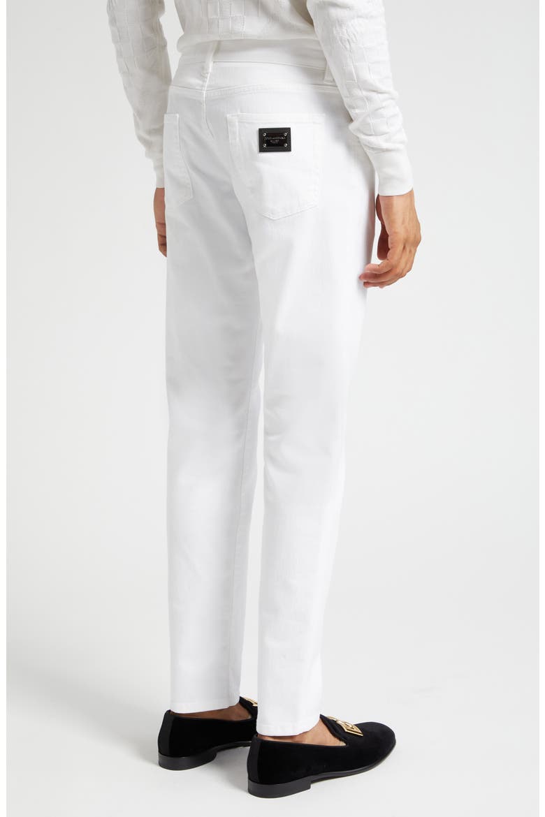 Stretch Slim Fit Jeans, Alternate, color, WHITE