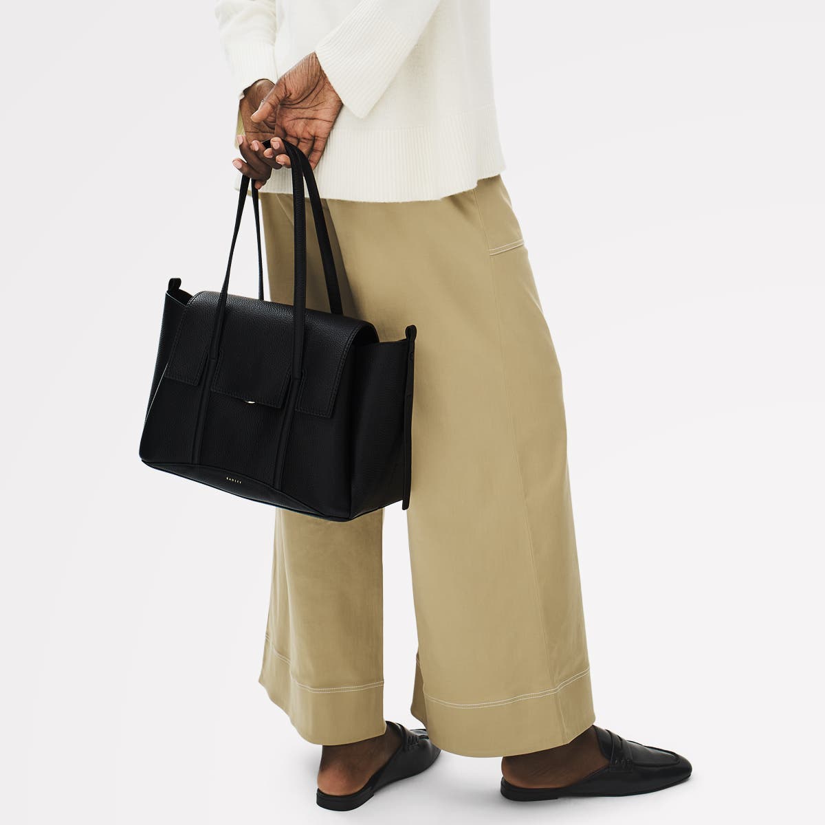 Radley The Chancery Medium Flapover Shoulder Bag, Alternate, color, Black