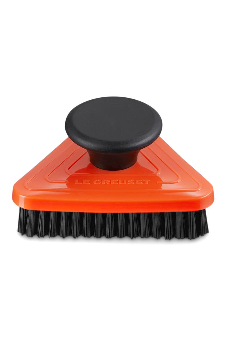 Triangular Grill Pan Brush, Alternate, color, FLAME