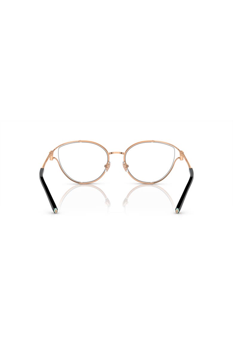 Tiffany & Co. 54mm Oval optical glasses, Alternate, color, Black