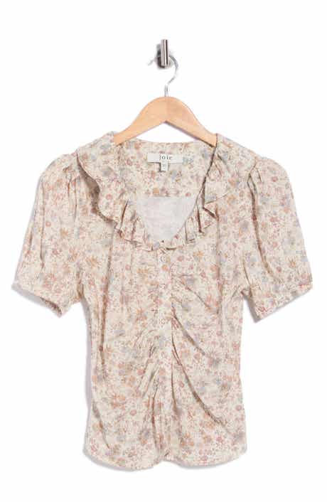 Floral Ruffle Shirt