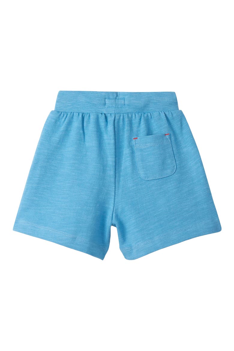 Kids' Slub Cotton Knit Drawstring Shorts, Alternate, color, NIAGARA