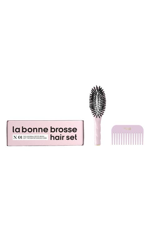 N.01 Small Brush & Mini Detangling Comb Set $203 Value