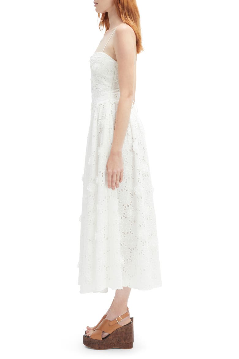 Estie Broderie Anglaise Cotton Maxi Dress, Alternate, color, ORCHID WHITE