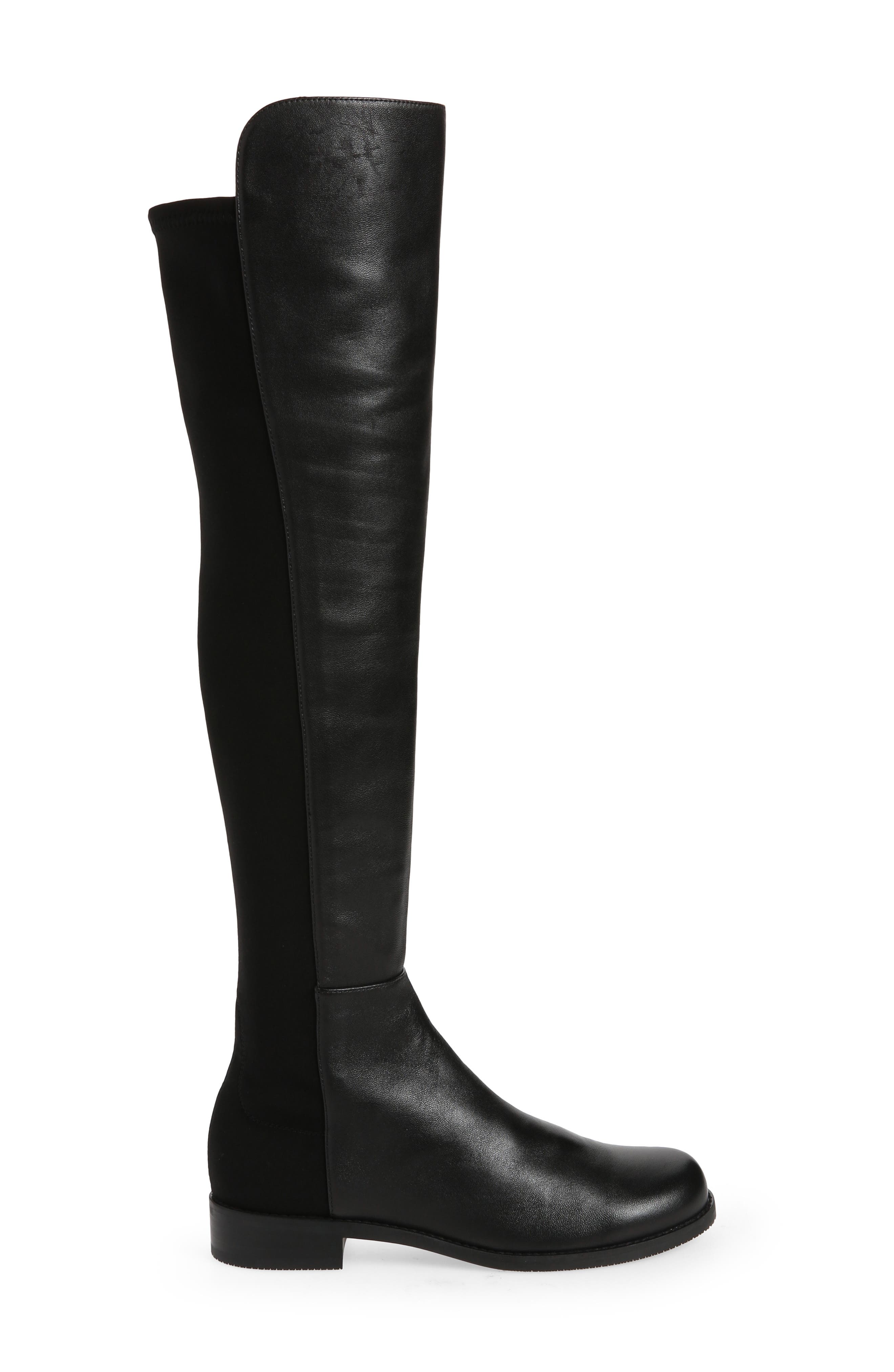 Stuart Weitzman 5050 Over the Knee Boot, Alternate, color, Black