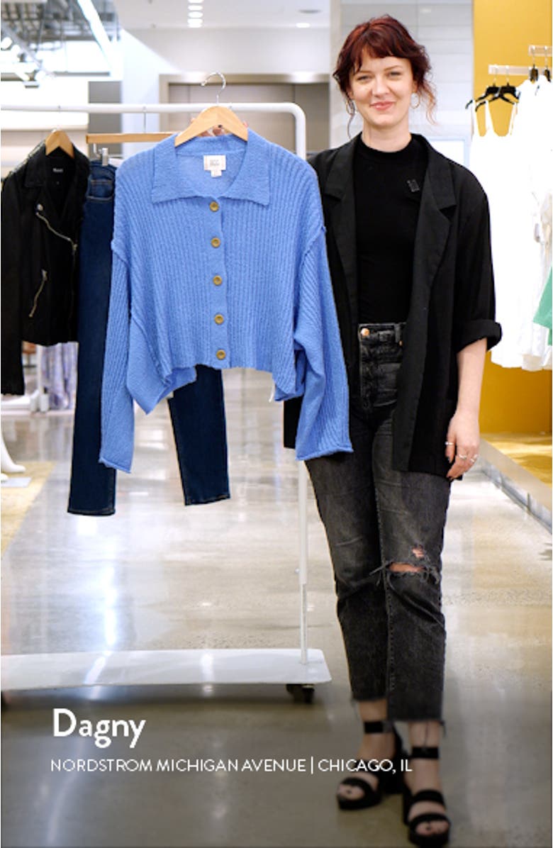 Aubrey Crop Cardigan, sales video thumbnail