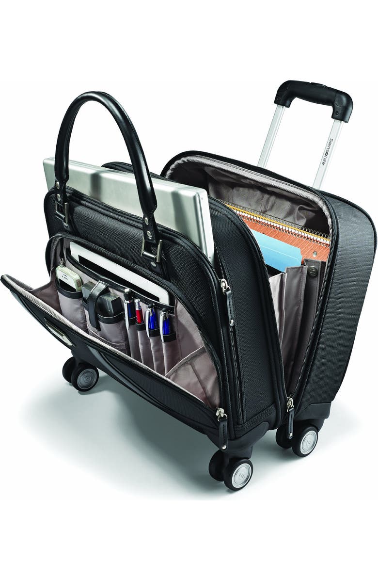 Samsonite Women's Spinner Mobile Office, Alternate, color, Black/Chrome