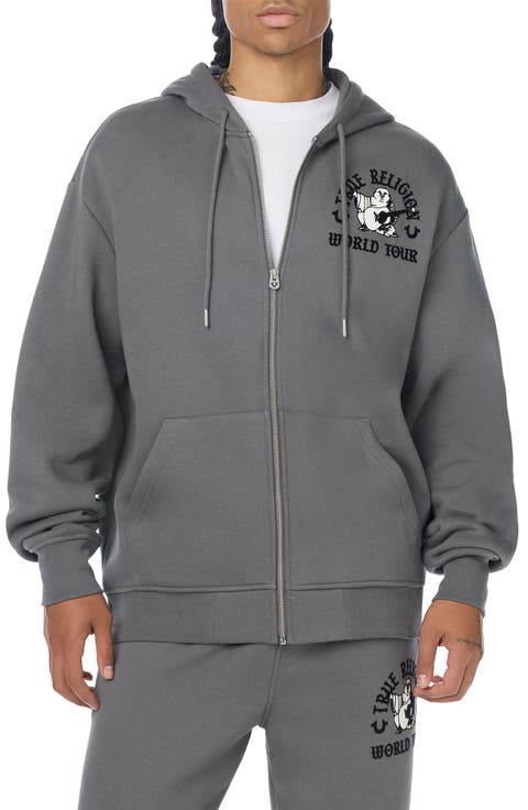 Buddha Logo Full Zip Hoodie
